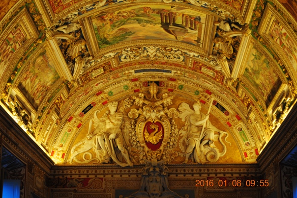 Роскошь галерей Ватикана